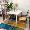 Bộ bàn ăn mặt đá HOWARD 4 ghế PINNSTOL 7 NAN