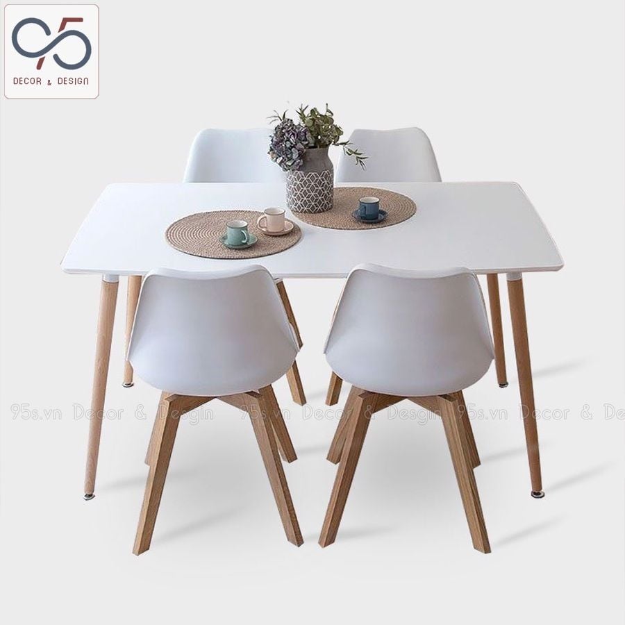 Bàn chữ nhật Eames 1m2