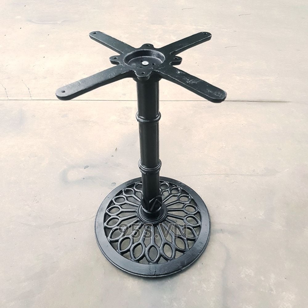 Chân Bàn Cafe Đế Tròn Gang Đúc