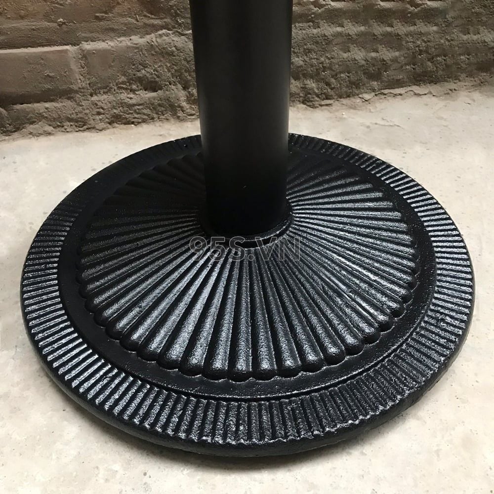 Chân Bàn Cafe Sắt Gang Đúc Đế Tròn