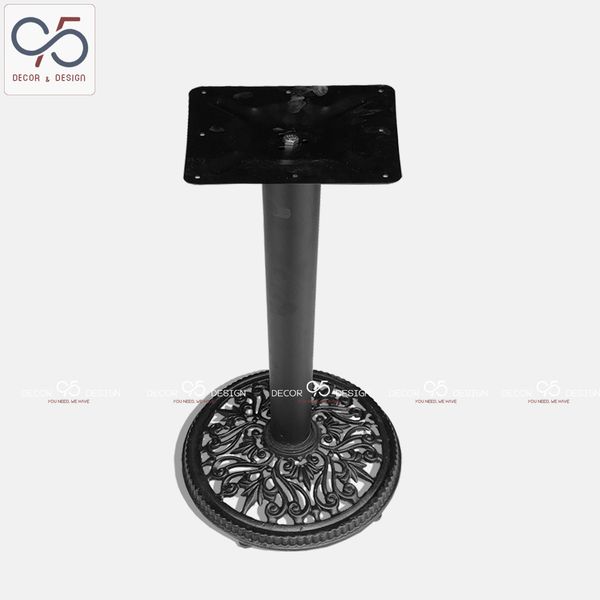 Chân bàn cafe gang đúc đế nghệ thuật- CB5