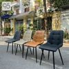 Ghế ăn cafe Camila bọc da chân sắt