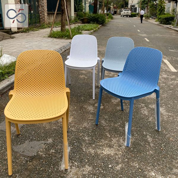 Ghế ăn ghế cafe nhựa đúc Janin