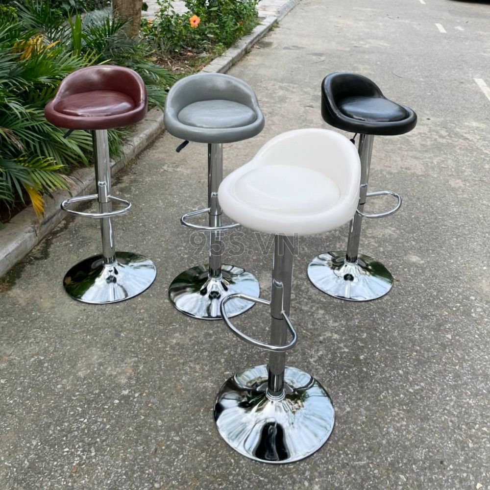 Ghế Quầy Bar Chân Xoay Nâng Hạ Mặt Nệm
