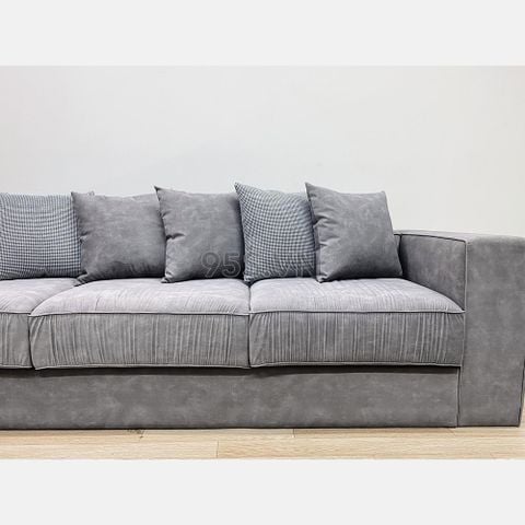 Ghế Sofa Văng Bọc Vải Nỉ Nệm Nhăn