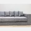 Ghế Sofa Văng Bọc Vải Nỉ Nệm Nhăn