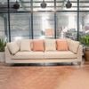 Ghế Sofa Văng Bọc Vải Nỉ Phong Cách Ý