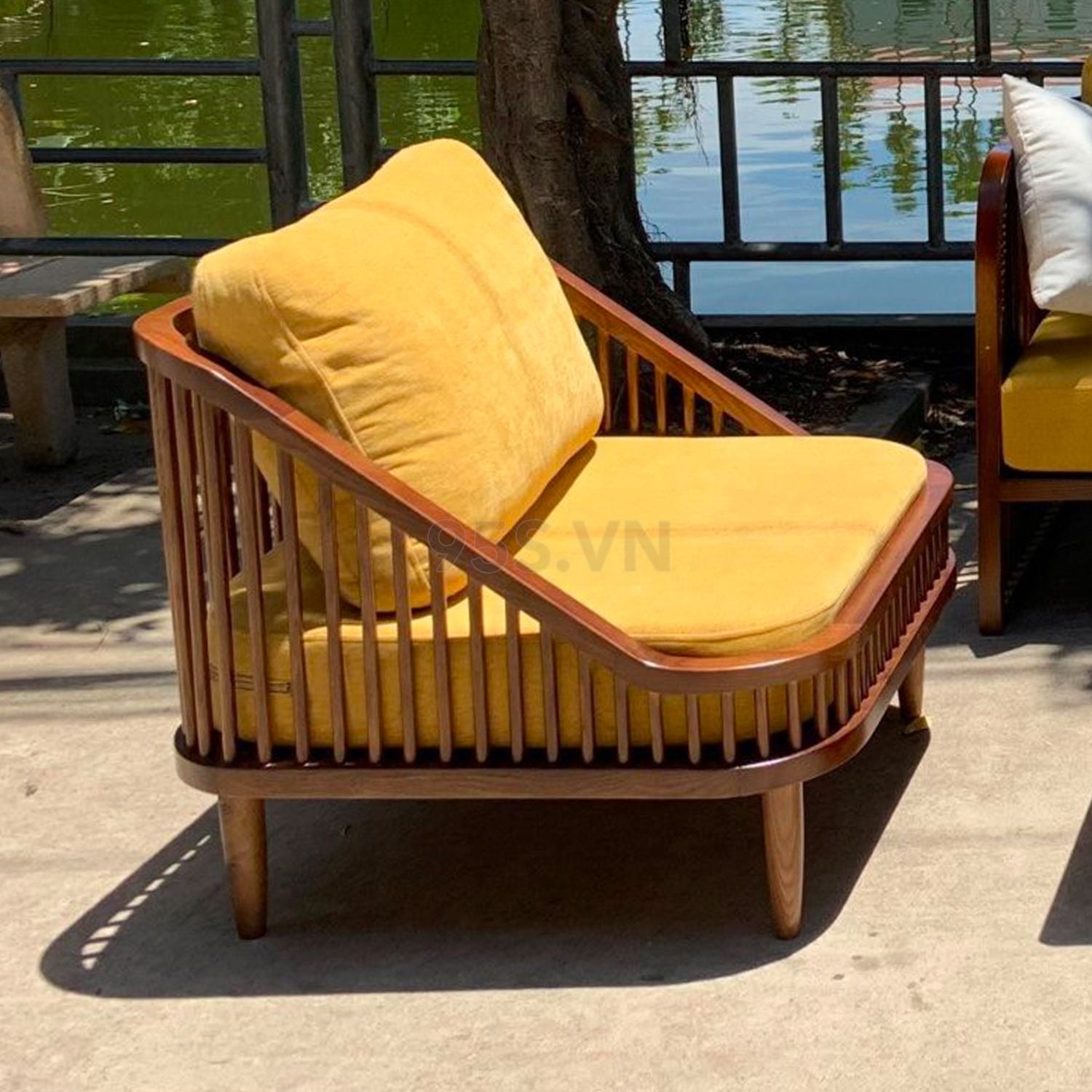 Sofa đơn nan gỗ DEDAR KBH