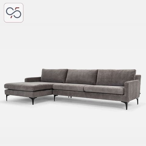 Sofa văng / góc ATHENA bọc vải nỉ phong cách Ý italia