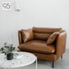 Sofa đơn NUBE bọc da phong cách Ý italia