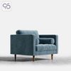 Sofa đơn LUCA Armchair bọc vải nỉ phong cách Ý italia