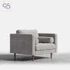 Sofa đơn LUCA Armchair bọc vải nỉ phong cách Ý italia