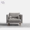 Sofa đơn LUCA Armchair bọc vải nỉ phong cách Ý italia