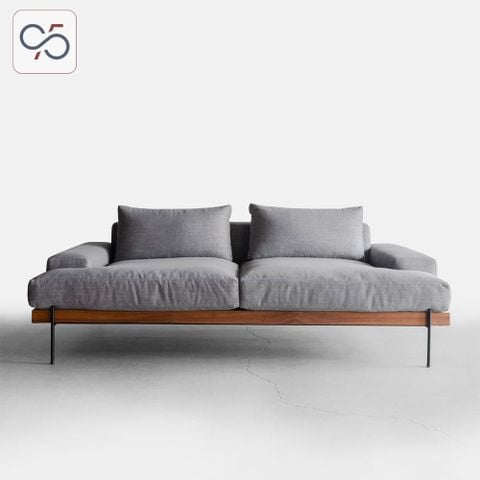 Sofa RIVERA văng nỉ khung gỗ phong cách Ý italia