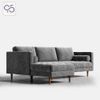 Sofa LUCA góc chữ L bọc vải nỉ phong cách Ý italia