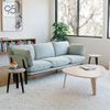 THE FLOYD sofa văng bọc vải nỉ chân sắt hiện đại