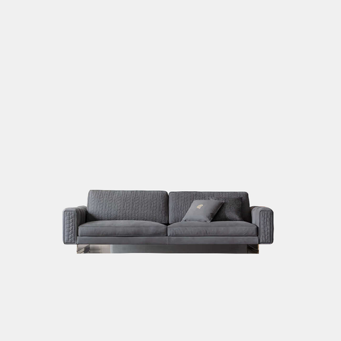 Sofa Văng Nỉ 2 Chỗ Chân Cao