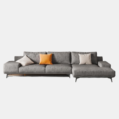 Sofa Góc Nỉ 3 Chỗ Hiện Đại