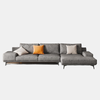 Sofa Góc Nỉ 3 Chỗ Hiện Đại