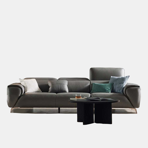 Sofa Văng Da 3 Chỗ Tựa Gật Gù