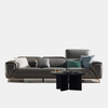 Sofa Văng Da 3 Chỗ Tựa Gật Gù