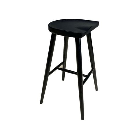 Ghế Quầy Bar Gỗ TABURET - Màu đen