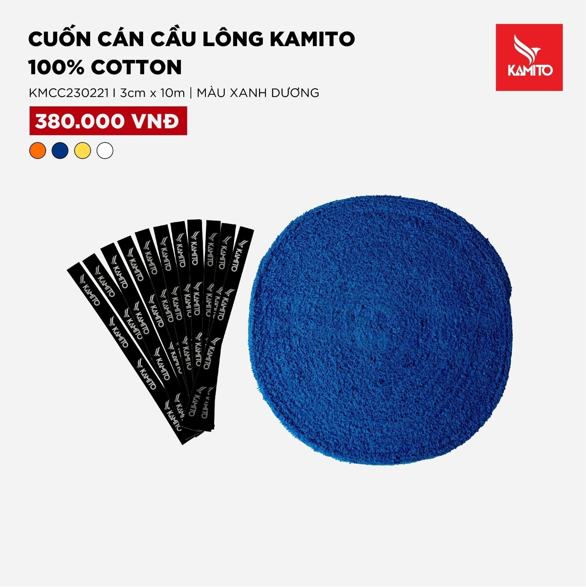  Cuốn cán cầu lông Kamito 100% cotton 