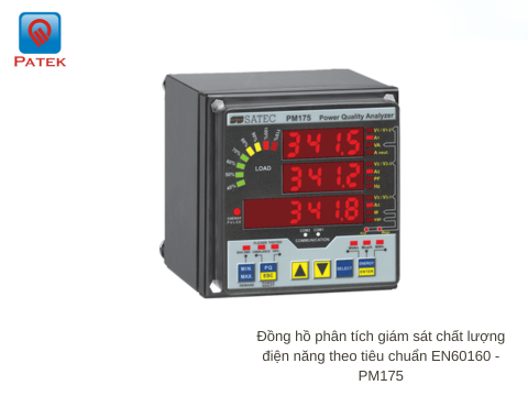 Đồng hồ phân tích giám sát chất lượng điện năng theo tiêu chuẩn EN60160 - PM175