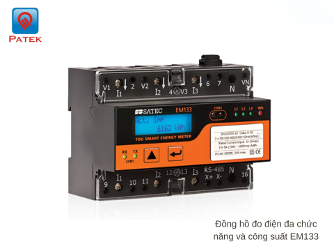 Đồng hồ đo điện đa chức năng và công suất EM133