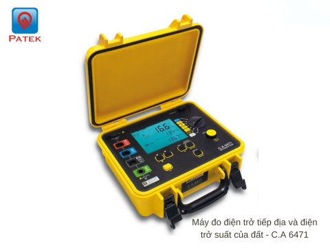 Máy đo điện trở tiếp địa và điện trở suất của đất - C.A 6471