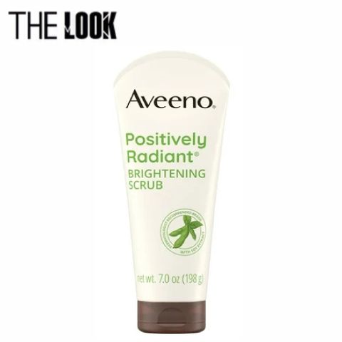 Sữa rửa mặt làm sáng da Aveeno Positively Radiant Skin Brightening Daily Facial Scrub (198g)