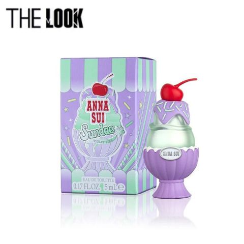 Nước hoa mini size Anna Sui Sundae edt Violet Vibe (5ml) màu tím