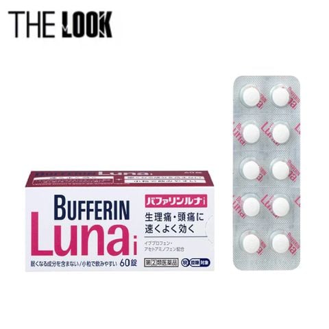 Viên uống đau bụng kinh Lion BUFFERIN Luna , cân bằng nội tiết tố (60v) - Nhật