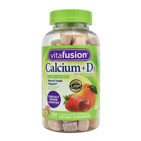 Kẹo dẻo bổ sung Calcium + D3 (100v) - Mỹ