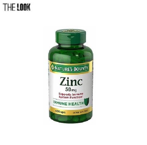 VIÊN UỐNG BỔ SUNG KẼM ZINC NATURE'S BOUNTY ( 400V )