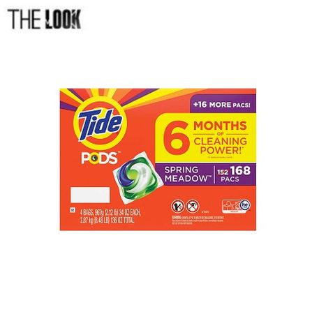 THÙNG VIÊN GIẶT TIDE PODS HE LAUNDRY DETERGENT PODS  (168 VIÊN)