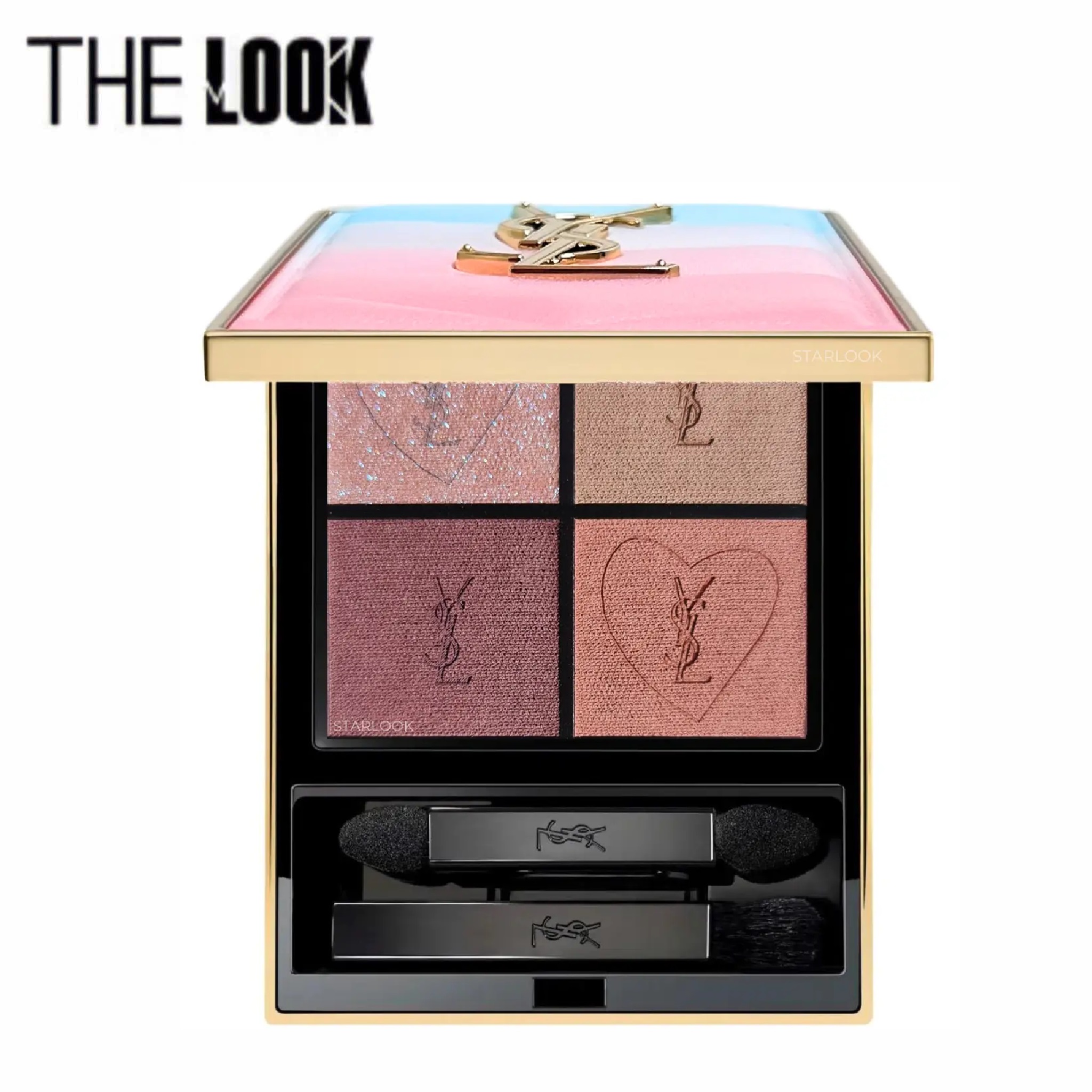 Bảng màu mắt YSL couture mini clutch collector #125 blooming lust