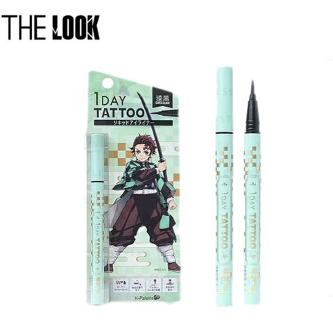 Kẻ Mắt 1 Day Tattoo Super Black (màu xanh)
