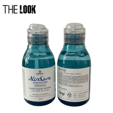 Nước Ngâm Kính Áp Tròng Nixcare Alpha Solution (80ml)