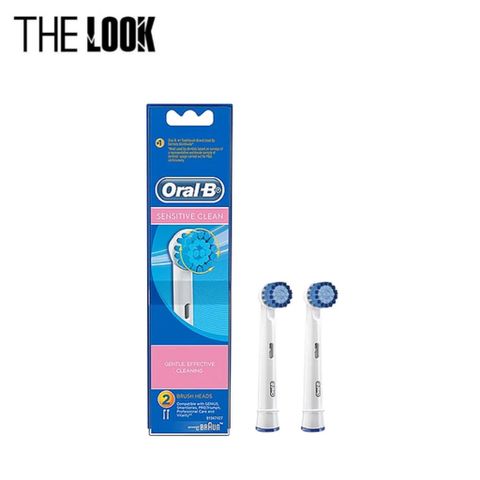 Set đầu bàn chải ORAL B Sensitive Clean (hồng) set 2 đầu