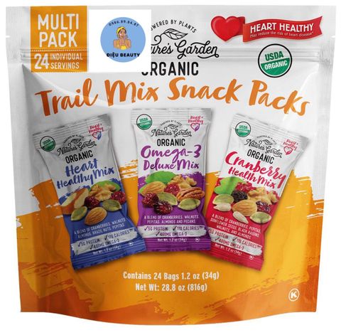 Hạt ngũ cốc tổng hợp dinh dưỡng Trial Mix Snack (24 gói )