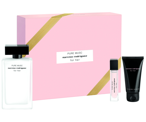 Set nước hoa Narciso Pure Musc ( 1 nước hoa 100ml + 1 nước hoa 10ml + 1 body lotion 50ml)