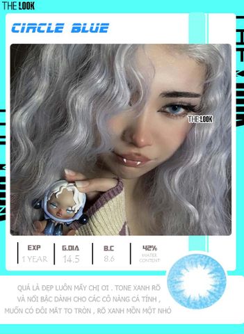 Kính Áp Tròng CIRCLE BLUE - Premium