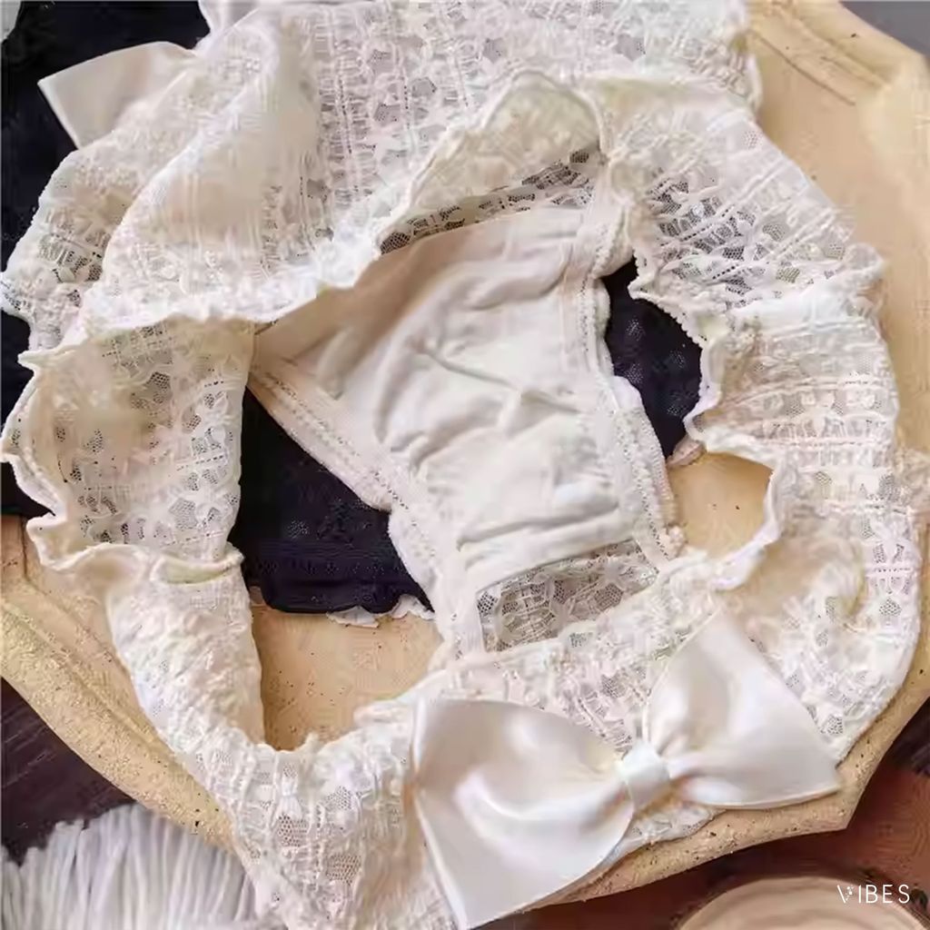 Quần lót nữ ren hoa đính nơ P026