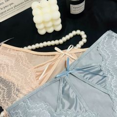 Quần lót su lạnh phối ren cutout P036