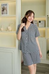 Pijama ngắn cổ V Vie Jet Py Set