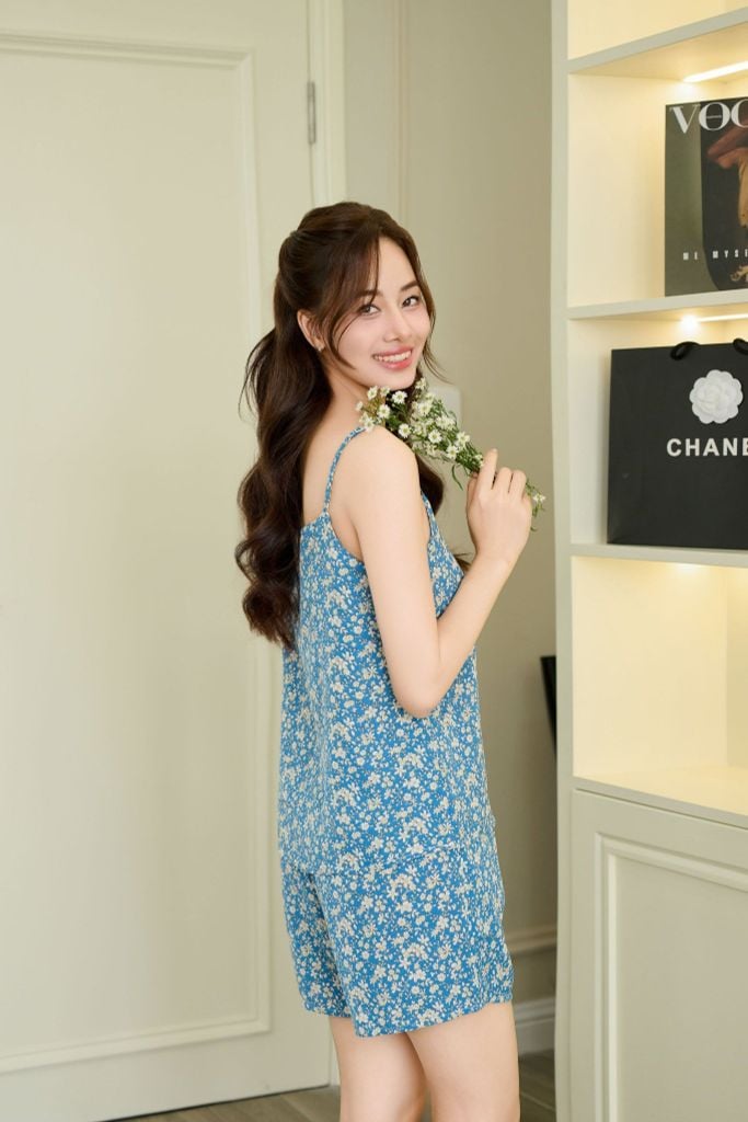 Đồ bộ 2 dây Annie Floral Straps Set