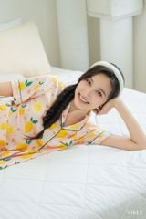 Pijama ngắn Lụa gấm Lemons Py Set
