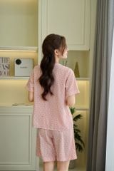 Pijama ngắn cổ V Vie Jane Py Set
