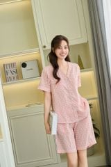 Pijama ngắn cổ V Vie Jane Py Set